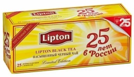 Липтон чай 25 пак. Черный
