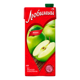 Любимый Сад Яблоко 1 л. (12 шт.)