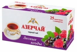 Азерчай Черный с аром лесные ягоды 25 пак.