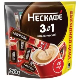 Нескафе 3 в 1 классик (20 шт.)