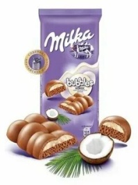 Милка Баблс Кокос 87 гр.