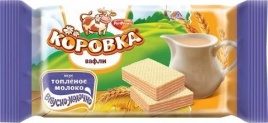 Вафли Коровка топленое молоко 150 гр.