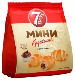 Круассан "7-Дней" 123 гр. Какао упак (18 шт.)