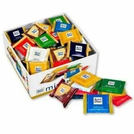 Ритер Спорт Мини АССОРТИ 16,7 гр. упак (84 шт.)