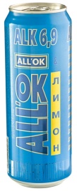 Алко Лимон 0,45 л. (24 шт.) ж\б
