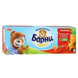 Барни Клубника 150 гр. фото 1
