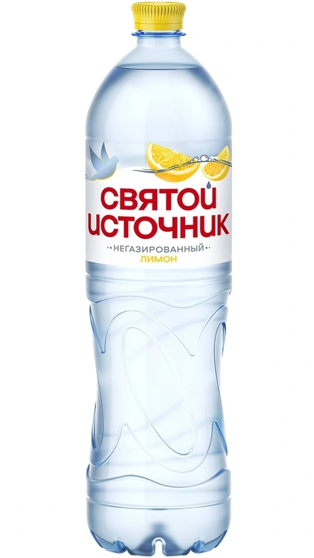 Святой Источник Лимон 1,5 л. (6 шт.) б/газ фото 1