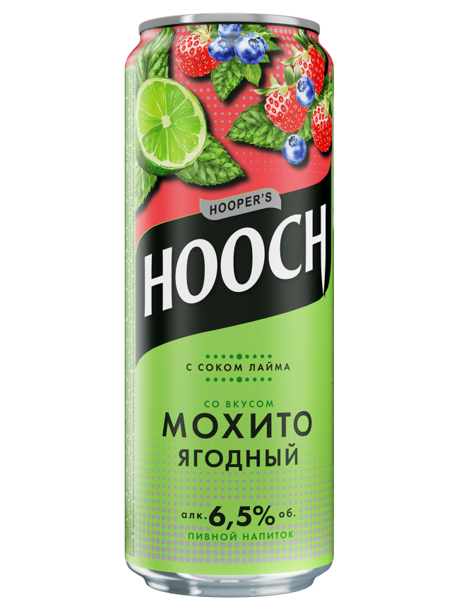 Хуууч Супер Ягодный Мохито 0,45 л. (12 шт.) ж\б фото 1