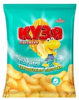 Кузя Лакомкин снэки кукурузные 100 гр. упак (15 шт.) фото 1