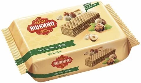 Вафли 200 гр. Ореховые фото 1