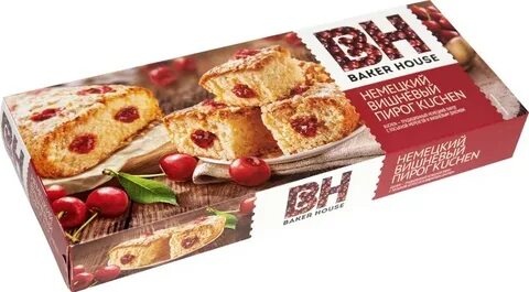 Пирог Baker House Kuchen 350 гр. Вишня фото 1