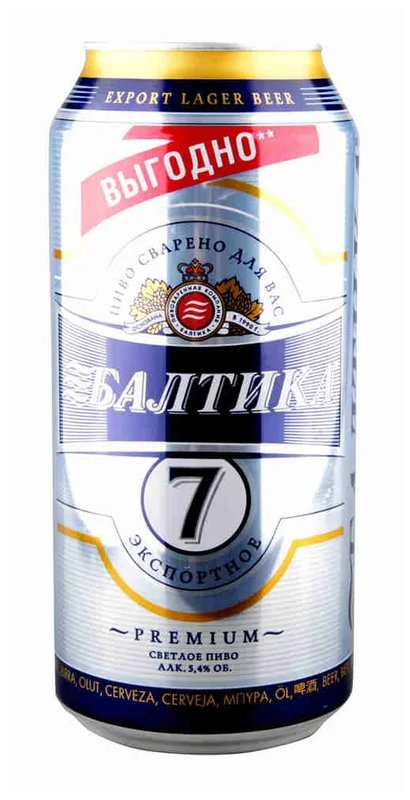 Балтика №7 0,9 л. (12 шт.) ж\б фото 1