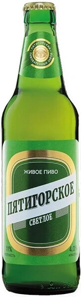 Пятигорское Живое светлое 0,5 л. ст (12) (зел) фото 1